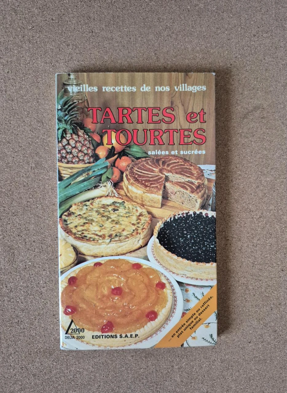 Livre "tartes et tourtes"
